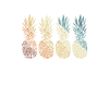 Pineapple sweet fruit tropical
