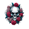 SKULL & ROSES