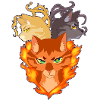 Firestar Firestar Sandstorm Greystripe Cats