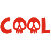 Skull and cool (red)