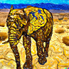 A Van Gogh Elephant
