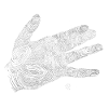 HAND silber
