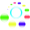 Neon Orbit Ringburst