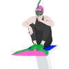 Fin swimming