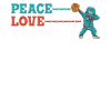 Girls Peace Love Baseball