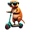 Escooting Meerkat Escooter Scooter électrique