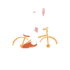 Cow Farmer Livestock Bicycle