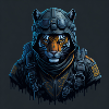 Tiger Soldier Helmet