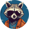 raccoon sunglasses dandruff ringtail