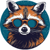 raccoon sunglasses dandruff ringtail