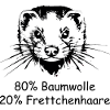 Frettchen 80% Baumwolle 20% Frettchenhaare