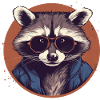 raccoon sunglasses dandruff ringtail