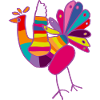Peacock - Child drawing