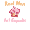 Echte Männer essen Cupcake