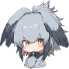 Mignon Shoebill Anime Fille