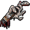 Rotting Rock Hand Guitar