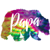 Bear Papa Batik Tie Dye