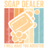 Funny soap making soap merchant