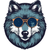 Wolf Werewolf Sunglasses