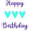 HAPPY BIRTHDAY. HAPPY BIRTHDAY. ANNIVERSARY.