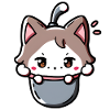 Kitten in a pouch