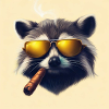 Cool raccoon