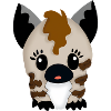Cute Kawaii Hyena Pocket Design