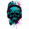 Graffiti Skull