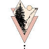 Geometric Landscape - Mountain Landscape
