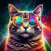 Cosmic cat flair