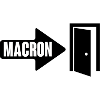 Macron wears it