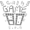 Game 80s design gray