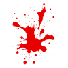 Blutspritzer Horror Geschenkidee