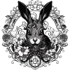 Rabbit Bunny Gothic Art