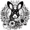 Rabbit Bunny Gothic Art
