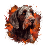 German-wirehaired hair