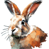 Lapin impressionnisme lapin
