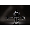 Weight training barbell