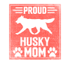 Fière maman Husky