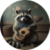 Musikalischer Waschbär
