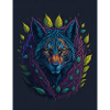 Lynx in leafs