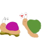 Snail Love Sticker