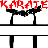 Black belt karate