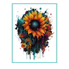 Psychedelic Sunflower Garden Nature