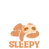 Young wild and sleepy sloth