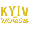 Kyiv Ukraine Gold Script Logo