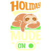 Sloth holiday mode on