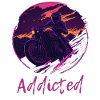 Synthwave Motorcycle Addicted