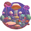 Champignons Champignons Rétro