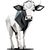 Minimalistic Cow